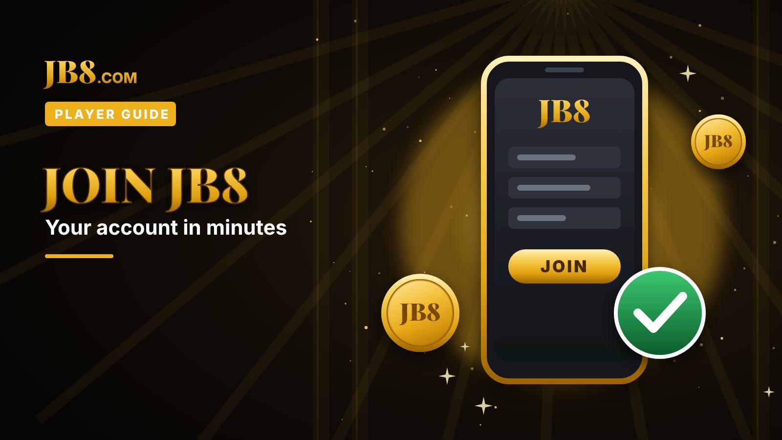 How to Join JB8: Create Your Account Step by Step